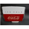 Image 6 : ORIGINAL DRINK COCA-COLA  ICED COLD DISPENSER EMBOSSED - GOOD CONDITION