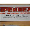 Image 2 : SUPERTEST HOME HEATING DIVISION SST SIGN HEAD OFFICE - LONDON, ONTARIO - 44" X 12" LOCATION: UPPER L