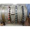 Image 4 : NATIONAL BRASS CASH REGISTER WORKING- ONE DRAWER- LOCATION: LOWER LEFT