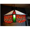 Image 1 : HANGING COCA-COLA PLASTIC LIGHT FIXTURE- ELECTRIC  LOCATION: LOWER LEFT