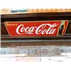 Image 1 : BUVEZ COCA-COLA EMBOSSED COCA-COLA SST SIGN SELF-FRAMED- FRENCH- 57 1/4" X 17 1/4" -  SCRATCHING LOC