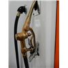 Image 10 : SUPERTEST SERVICE STATION ISLAND 2 BENNETT MODEL 541'S PROFESSIONALLY RESTORED GAS  PUMP WITH KEYS -
