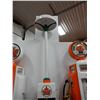 Image 2 : SUPERTEST SERVICE STATION ISLAND 2 BENNETT MODEL 541'S PROFESSIONALLY RESTORED GAS  PUMP WITH KEYS -