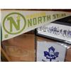 Image 7 : LOT OF HOCKEY EPHEMERA MAPLE LEAF GARDEN' S PROGRAMS  - MINN. NORTH STARS  PENNANT - 1946  ROLLER SK