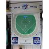 Image 1 : LABATTS BLUE/ BLUE JAY STADIUM  CLOCK MOST VALUABLE PLAYER AWARD- 30 1/4" X 22" X  5" -  GOOD CONDIT