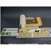 Image 1 : LOT OF JOHN DEERE COLLECTIBLES STENCILS IN VARIOUS SIZES - CALENDAR PRINT LOCATION: LOWER BACKROOM