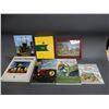 Image 1 : LOT OF 6 JOHN DEERE BOOKS & FRAMED PICTURE MODEL "M" TRACTOR SPECIFICATIONS BOOK- OPERATOR'S  MANUAL