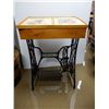 Image 1 : CAST SINGER SEWING MACHINE CONVERTED TO DESK 24 1/2" X 21" X 36" - 2 HEARTH & HOME MAGAZINES  DATED 