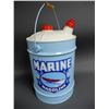 Image 1 : 5 GALLON GAS CAN RESTORED TO TEXACO MARINE CORRECT CAPS LOCATION: LOWER RIGHT