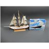 Image 3 : LOT OF 3 SHIP COLLECTIBLES GORCH FOCK CLIPPER SHIP - BALSAM CLIPPER SHIP -  "MAURETANIA" TIN LOCATIO
