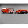 Image 1 : LOT OF 2 SUPERTEST NO 4 WRECKER &  TANKER BANK FIRST GEAR WRECKER  - ERTL TANKER BANK/KEY LOCATION: 