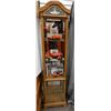 Image 1 : WOODEN 5 SHELF DISPLAY  CABINET - SIDE LOADING 19" X 14" X 76" - CONTENTS NOT INCLUDED LOCATION: SUP