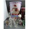 Image 2 : ASSORTMENT OF SODA FOUNTAIN COLLECTIBLES HAMILTON BEACH DRINK MASTER/BOX- SODA FLOAT  ACCESSORIES - 