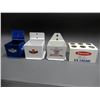 Image 1 : GROUPING OF 4 ICE CREAM DISPENSERS SILVERWOOD'S 6 CONE  HOLDER- IMPERIAL CONE- 2  ROBINSON LOCATION: