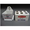 Image 3 : GROUPING OF 4 ICE CREAM DISPENSERS SILVERWOOD'S 6 CONE  HOLDER- IMPERIAL CONE- 2  ROBINSON LOCATION: