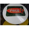 Image 2 : COCA- COLA SODA PARLOUR TABLE & 4 CHAIRS 4 PADDED CHAIRS LOCATION: SODA SHOP