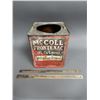 Image 1 : McCOLL FRONTENAC VESTA CUP GREASE CAN & GAS GAUGES NO LID & SOME WEAR LOCATION: LOWER RIGHT