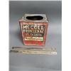 Image 2 : McCOLL FRONTENAC VESTA CUP GREASE CAN & GAS GAUGES NO LID & SOME WEAR LOCATION: LOWER RIGHT