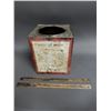 Image 3 : McCOLL FRONTENAC VESTA CUP GREASE CAN & GAS GAUGES NO LID & SOME WEAR LOCATION: LOWER RIGHT