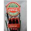 Image 2 : 4 TIER METAL RACK WITH CARTON & BOTTLE CONTENTS TOPPER SSP - REPRO-  12" X 11" X 60" LOCATION: SODA 