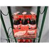 Image 3 : 4 TIER METAL RACK WITH CARTON & BOTTLE CONTENTS TOPPER SSP - REPRO-  12" X 11" X 60" LOCATION: SODA 