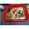 Image 3 : ASSORTMENT OF COKE & PEPSI  COLLECTIBLES 5 COKE & PEPSI TRAYS - NAIL DAMAGE ON TRAYS-   PLASTIC PEPS