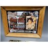 Image 2 : LOT OF 4 COCA-COLA COLLECTIBLES 3 FRAMED MIRRORS - ORIGINAL FRAMED BOTTLE  PROTECTORS LOCATION: SODA