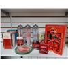 Image 1 : LOT OF COCA-COLA COLLECTIBLES NAPKIN DISPENSER- TOOTH PICK DISPENSER- SALT &  PEPPERS - CUTLERY - ST