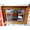 Image 3 : LOT OF 2 COCA-  COLA FRAMED  ADVERTISING "NOW HAVE A COKE" - PAPER -  24 1/4" X 24 1/4"  MIRROR - 21