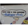 Image 2 : FRAMED ORIGINAL NUGRAPE CARDBOARD ADVERTISING 27 3/4" X 14 3/4"- GOOD CONDITION LOCATION: SODA SHOP