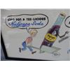 Image 4 : FRAMED ORIGINAL NUGRAPE CARDBOARD ADVERTISING 27 3/4" X 14 3/4"- GOOD CONDITION LOCATION: SODA SHOP