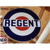 Image 2 : REGENT DSP 60" SIGN WITH BAND & BRACKETS P&M ORILLIA - SOME PORC LOSS LOCATION: UPPER HANGING
