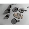 Image 3 : CAST QUEEN COOK STOVE WITH ACCESORIES TRIVETS-  CANDLE HOLDERS - COAL SKUTTLES- LOCATION: LOWER BACK