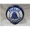 Image 2 : BELL SYSTEMS PUBLIC TELEPHONE GLOBE PLASTIC BODY - 13 1/2" REPRO LENSES LOCATION: UPPER LEFT