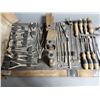 Image 2 : TINSMITH TOOL KIT IN LEATHER ATTACHE CASE BUCHNER TOOLS- HAND VICES- CRIMPING TOOLS- FILES LOCATION: