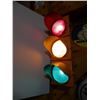 Image 2 : METAL TRAFFIC LIGHT WITH SHROUDS - WORKING 30" X 11 1/2" X 13" LOCATION: UPPER LEFT