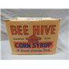 Image 5 : LOT OF 3 COLLECTIBLES CARDBOARD BEEHIVE CORN SYRUP SHIPPING BOX - WOODEN  NECK YOKE - WOODEN CHEST 2