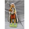 Image 1 : INDIAN CHIEF STATUE 30" X 21" X 11" LOCATION: UPPER LEFT