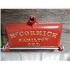 Image 4 : LOT OF 3 CAST TOOL BOX LIDS JOHN DEERE- McCORMICK- FROST & WOODS LOCATION: LOWER BACKROOM