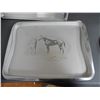 Image 2 : LOT OF SILVER TRAYS, BAKING SHEETS & HELMUT 20 YR. SUPERTEST TRAY- SEAGRAMS PITCHER - BAKING  SHEET 