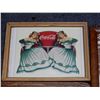 Image 2 : GROUP OF 4 COCA-COLA FRAMED ADVERTISING VARIOUS SIZES LOCATION: LOWER BACKROOM