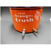 Image 2 : COOLER DISPENSER RESTORED TO ORANGE CRUSH 17" X 20" LOCATION: SODA SHOP