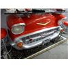 Image 4 : 1957 CHEVROLET FRONT BAR SET BY YAB DESIGN - 4 COCA-COLA STOOLS - SHELF  CONTENTS NOT INCLUDED LOCAT