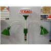Image 2 : TEXACO ISLAND LIGHTS WITH PAPER TOWEL DISPENSER MILK GLASS GLOBE - 52" X 24" X 108" - LIGHTS UP LOCA