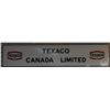 Image 1 : TEXACO CANADA LIMITED SSP SIGN 72" x 15" - GOOD CONDITION LOCATION: LOWER RIGHT
