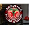 Image 1 : TEXACO FILLING STATION TRICOLOUR NEON WORKING - 26" X 7" LOCATION: LOWER RIGHT
