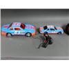 Image 2 : GROUP 4 RACE CARS 2 STP PLASTIC CARS, ONE IS BATTERY OPERATED &  REMOTE CONTROLLED  - 2 BURAGO SUNOC