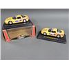 Image 3 : GROUP 4 RACE CARS 2 STP PLASTIC CARS, ONE IS BATTERY OPERATED &  REMOTE CONTROLLED  - 2 BURAGO SUNOC
