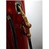 Image 4 : NATIONAL MODEL A38 GAS PUMP PROFESSIONALLY RESTORED TO TEXACO FIRE CHIEF  -  BRASS NOZZEL - CONVEX A