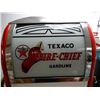 Image 8 : NATIONAL MODEL A38 GAS PUMP PROFESSIONALLY RESTORED TO TEXACO FIRE CHIEF  -  BRASS NOZZEL - CONVEX A